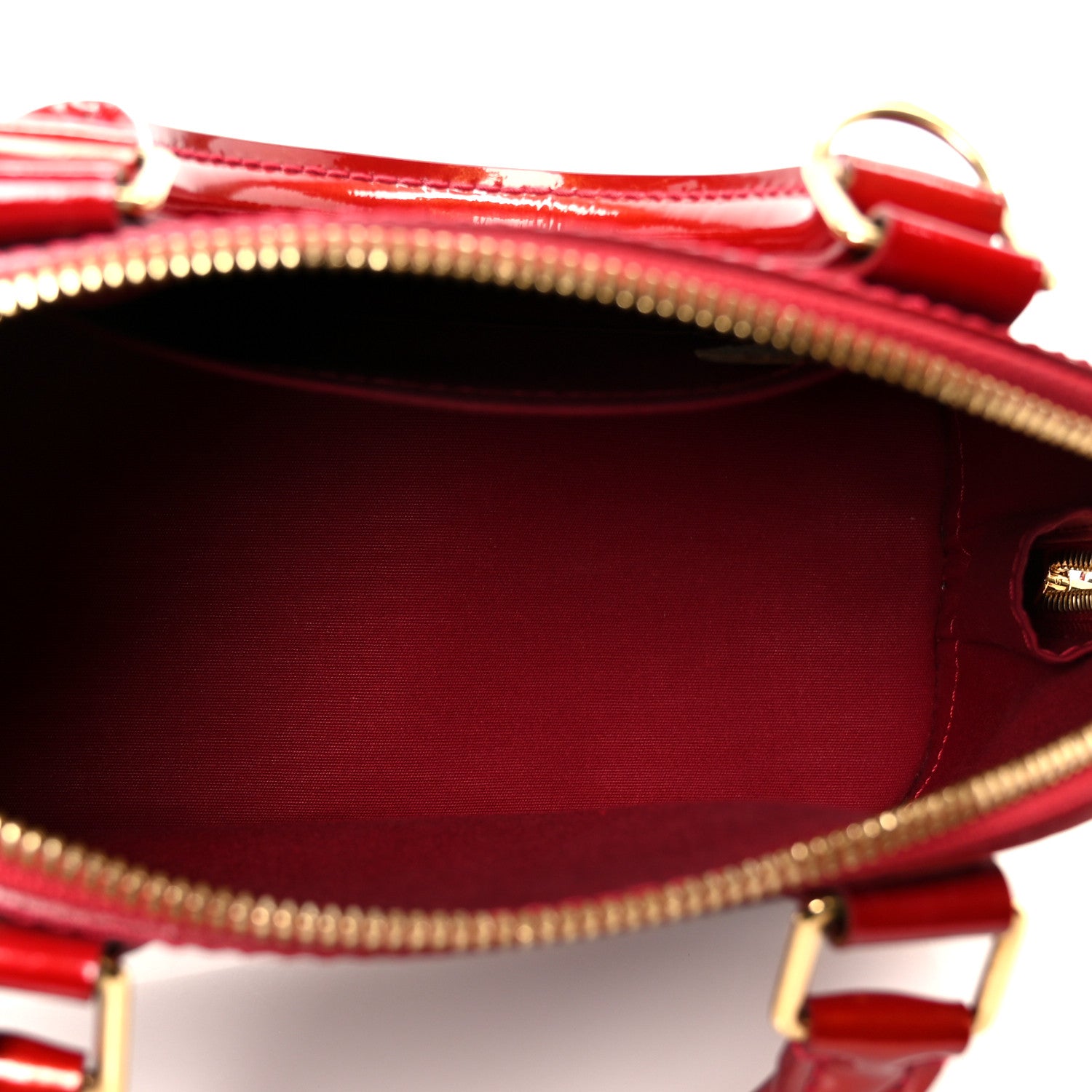 Louis Vuitton Vernis Alma BB Pomme D'Amour 5 of 10