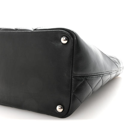 Chanel Calfskin Quilted Medium Cambon Tote Black White 10 of 10