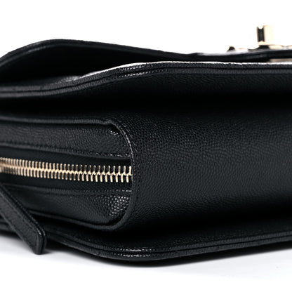 Chanel Caviar Quilted Large Like A Wallet Flap Black 8 of 13
