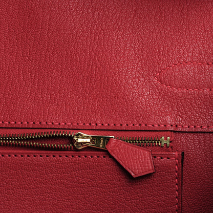 Hermes Epsom Birkin 35 Rouge Casaque 12 of 21