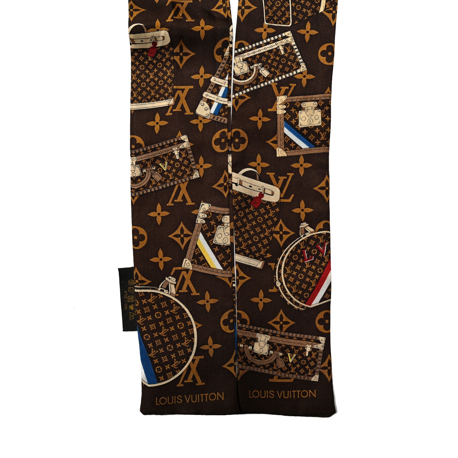 Louis Vuitton Silk Monogram Trunks Bandeau 3 of 3