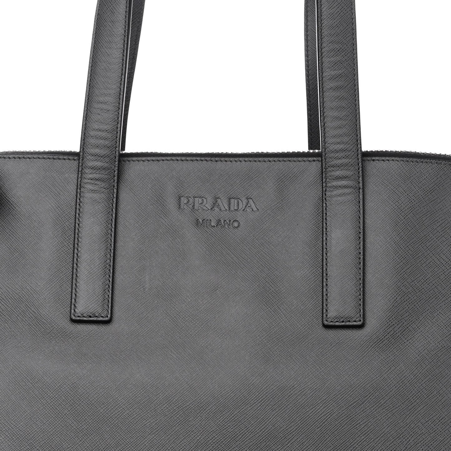 Saffiano Travel Shopping Tote Mercurio