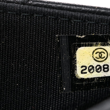 Chanel Lambskin Quilted Boy Wallet On Chain WOC Black 6 of 25
