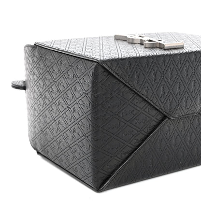 Saint Laurent Calfskin Monogram Take Away Box Black 7 of 8