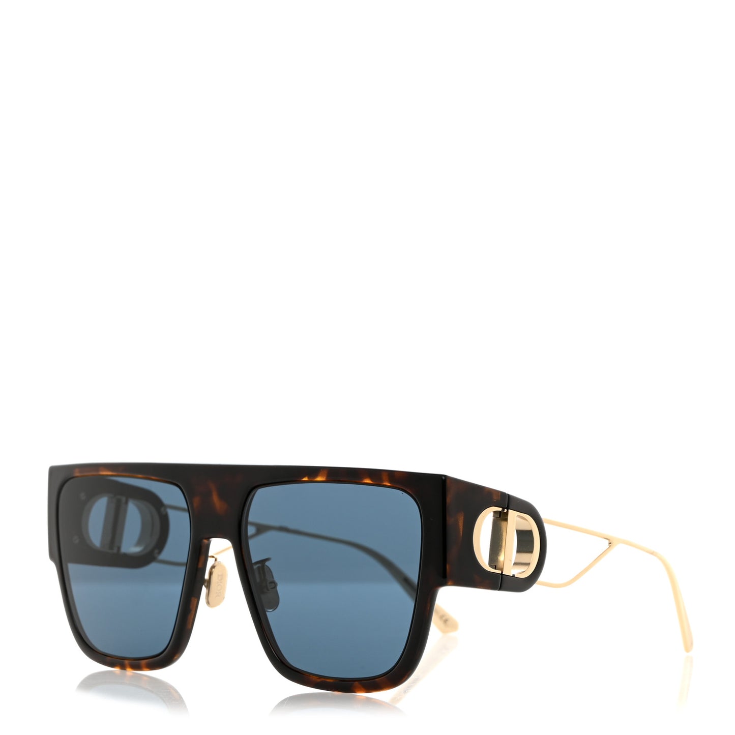 Rectangular 30 Montaigne S3U Sunglasses Tortoise