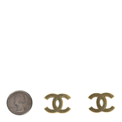 Chanel Metal CC Chain Earrings Gold 2 of 4