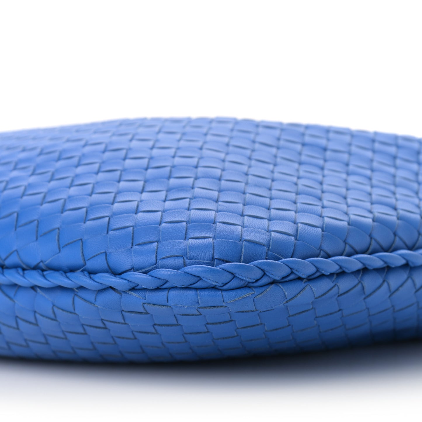 Nappa Intrecciato Large Veneta Hobo Cobalt Blue