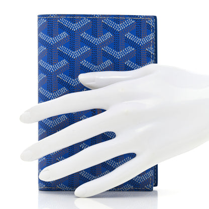 Goyard Goyardine Grenelle Passport Wallet Sky Blue 2 of 8