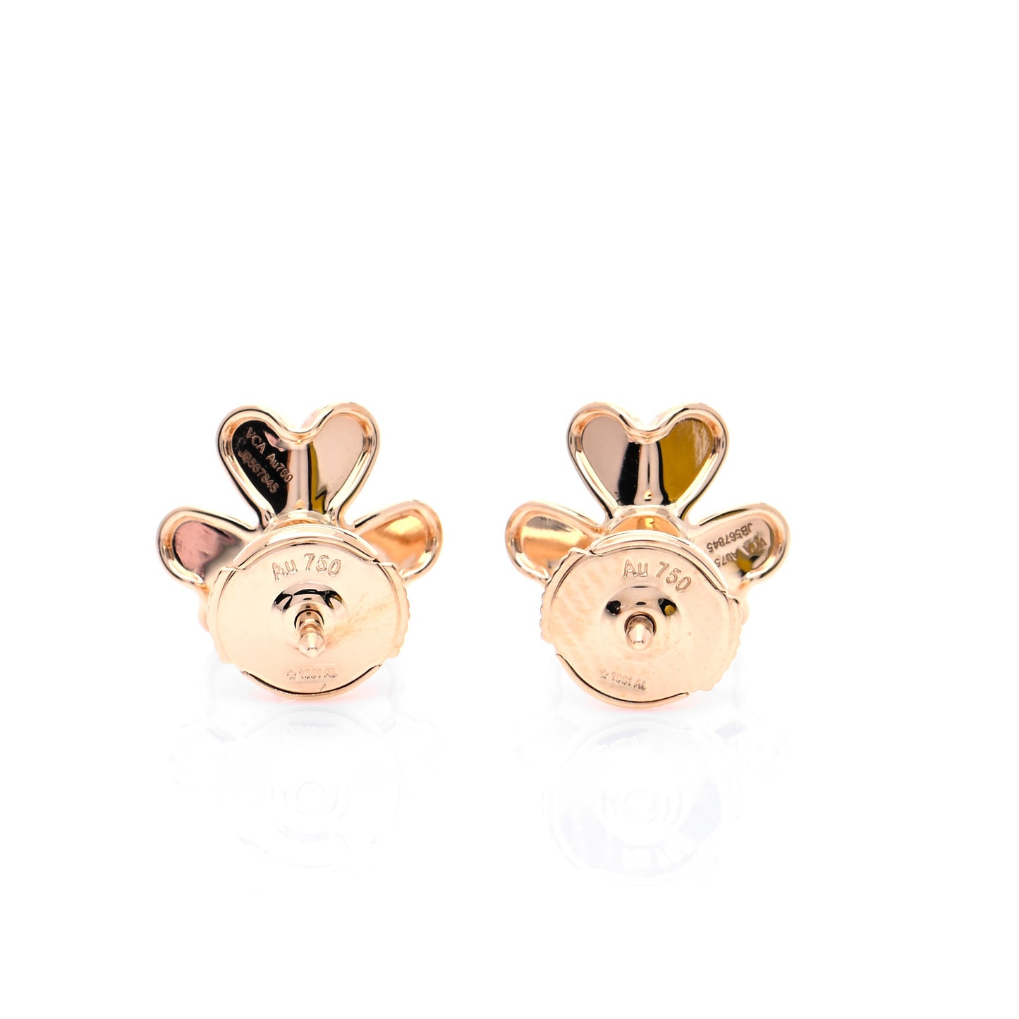 18K Yellow Gold Diamond Mini Frivole Earrings