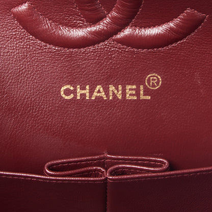 Chanel Lambskin Quilted Medium Double Flap Black 8 of 9