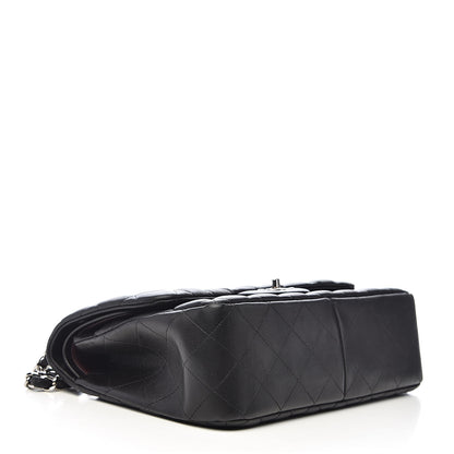 Chanel Lambskin Quilted Jumbo Double Flap Black 4 of 18
