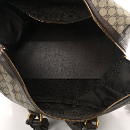 Gucci X BALENCIAGA BB Supreme Monogram Web Medium Ophidia Carry-On Duffle Bag Beige New Acero 4 of 9