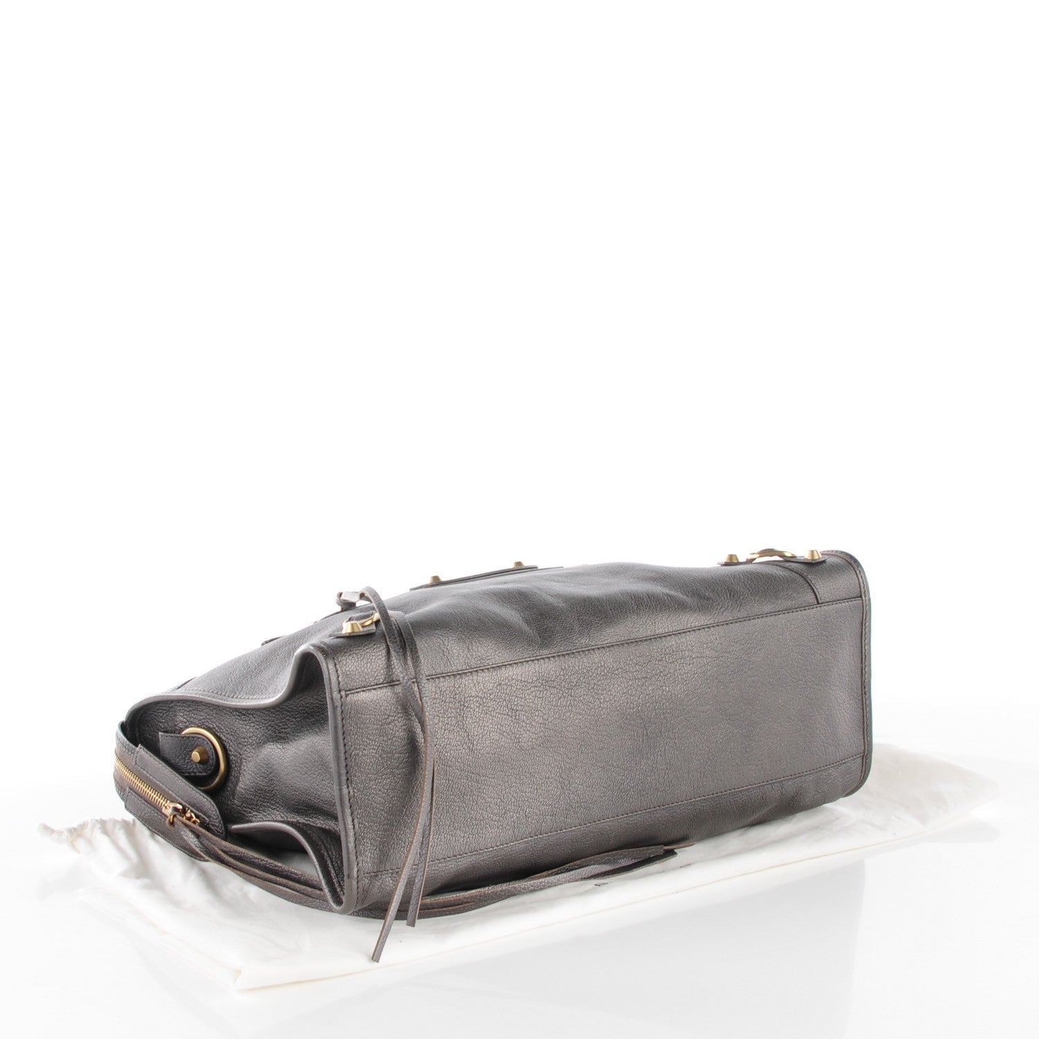 Balenciaga Pearlescent Goatskin Classic Gold Hardware City Bronze 10 of 15
