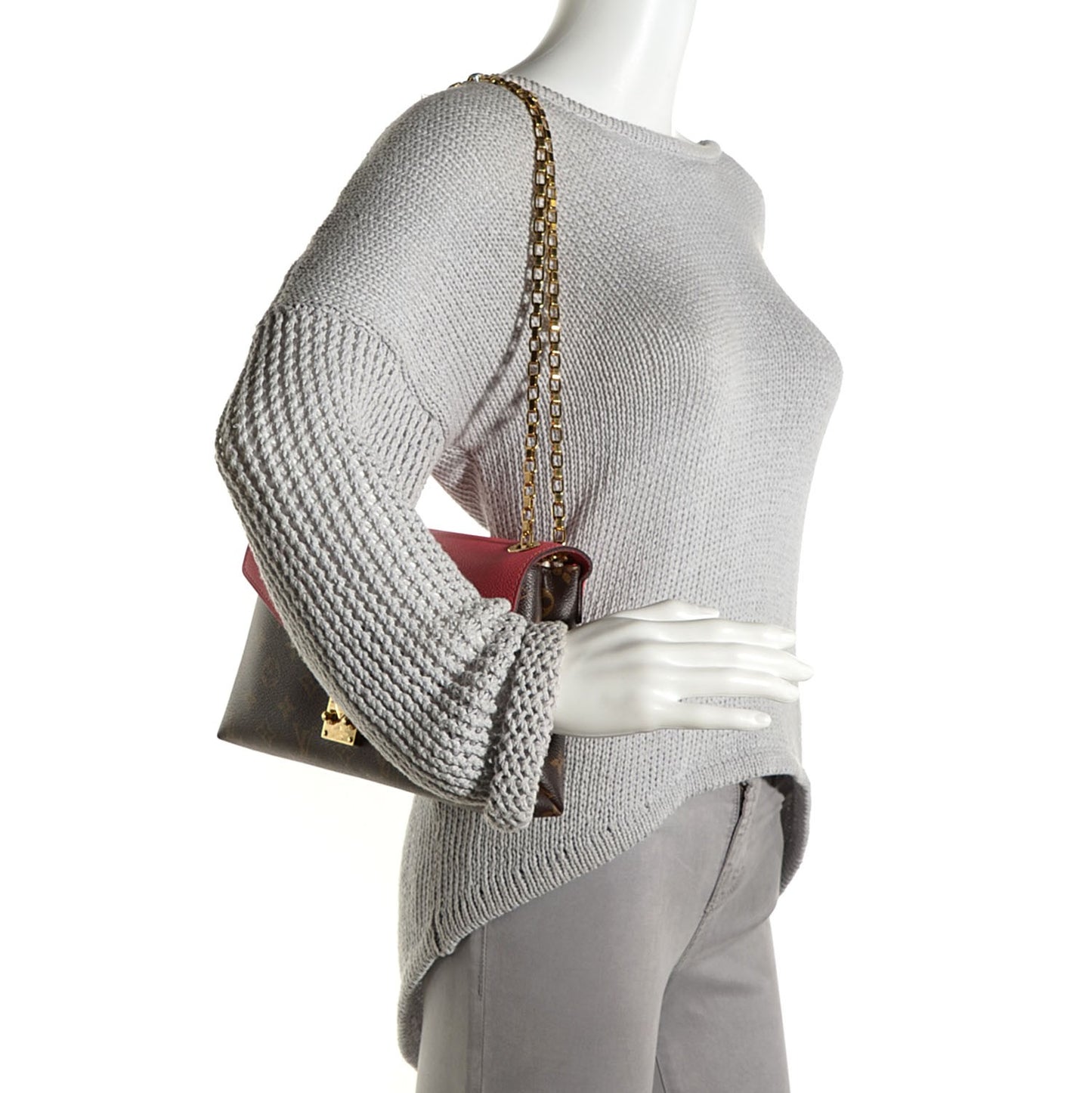 Monogram Pallas Chain Rose Litchi