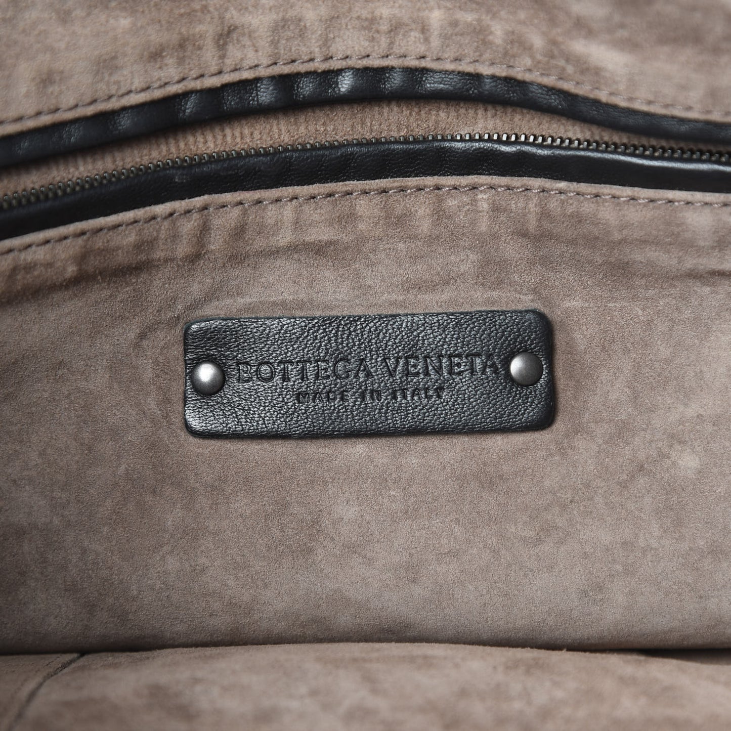 Nappa Intrecciato Medium Convertible Tote Black