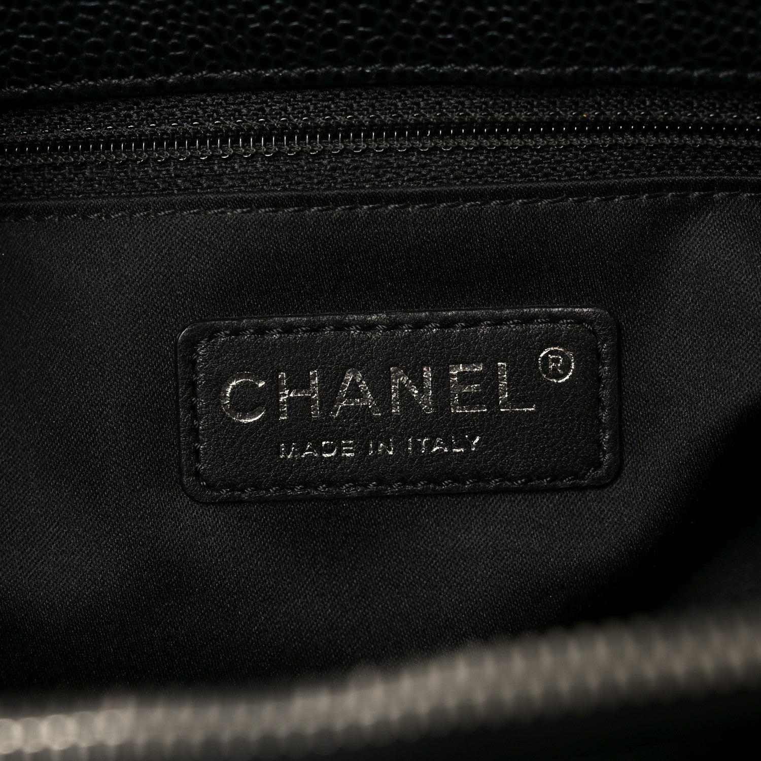 Chanel Caviar Quilted Grand Shopping Tote GST Black 5 of 9