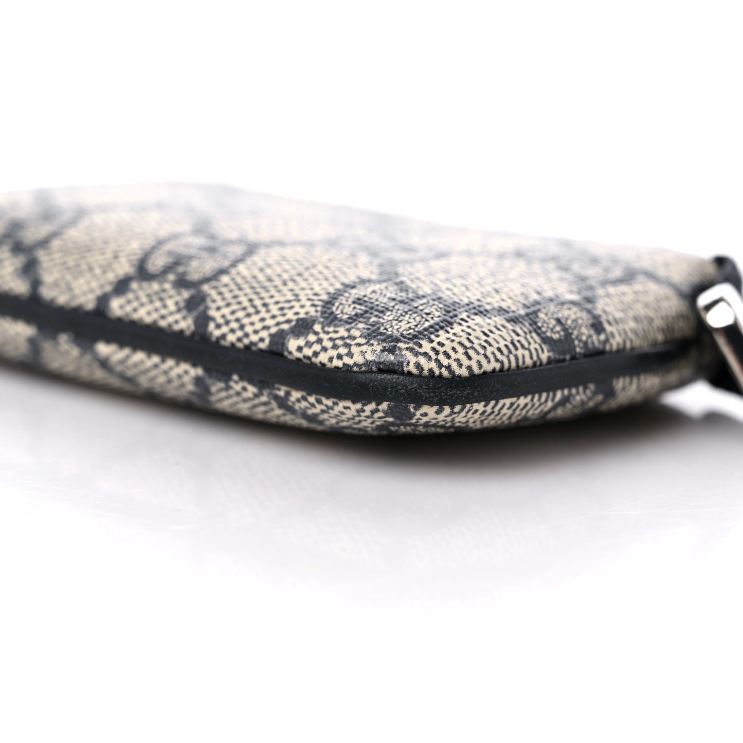 GG Supreme Monogram Key Case Beige Blue