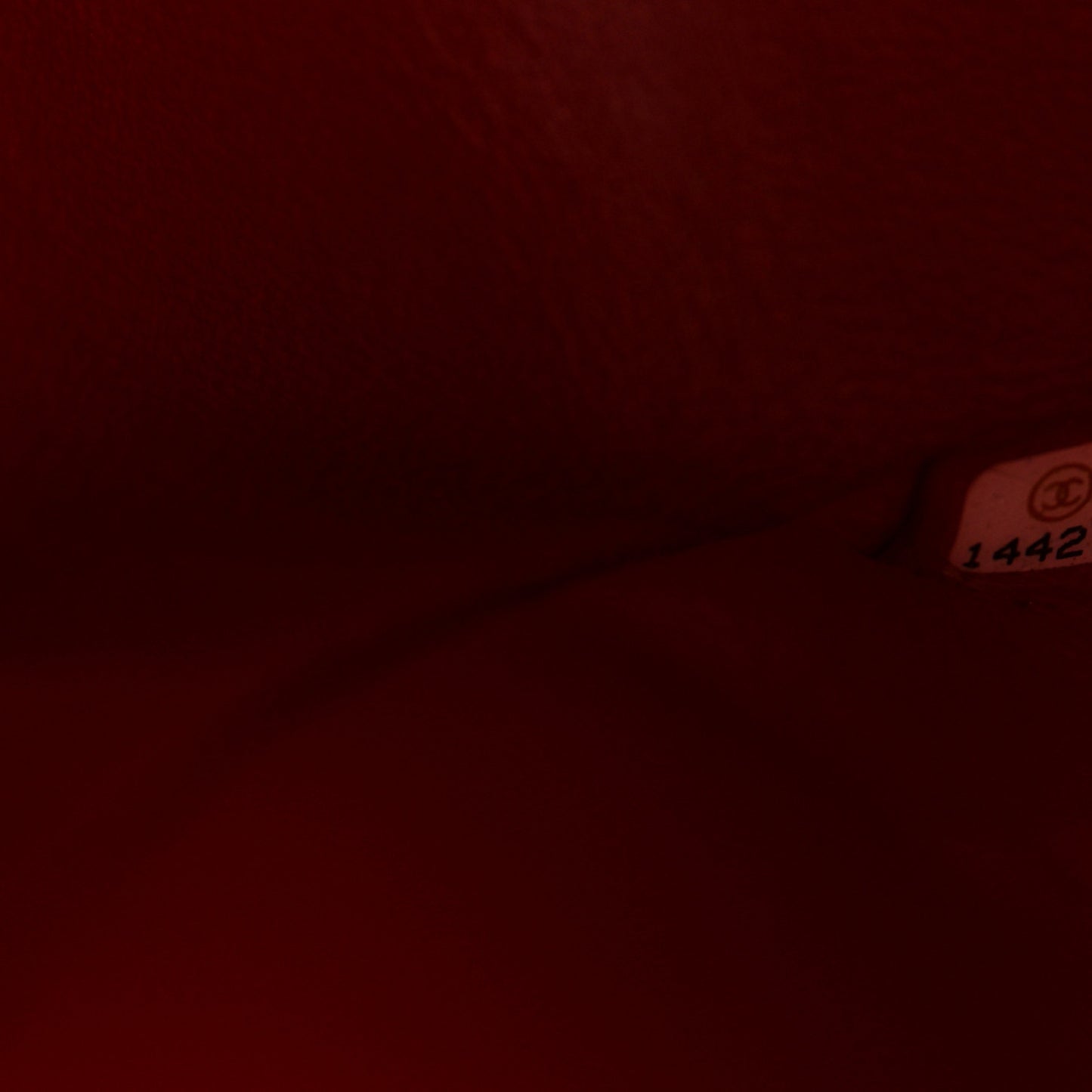 Caviar Quilted Maxi Double Flap Dark Red