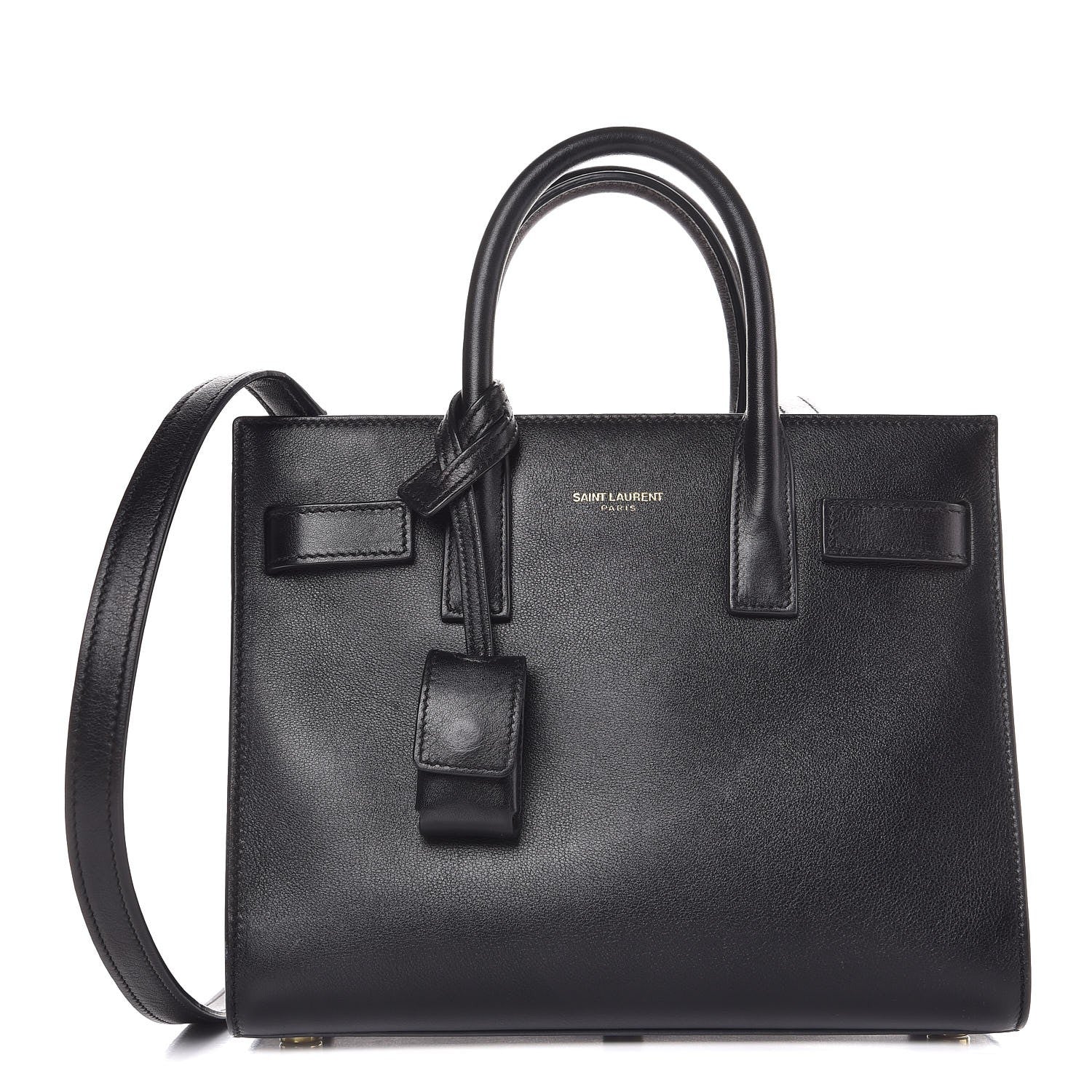 Saint Laurent Calfskin Nano Sac de Jour Black 1 of 8