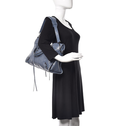 Balenciaga Agneau Classic Hardware City Bleu Persan 2 of 14
