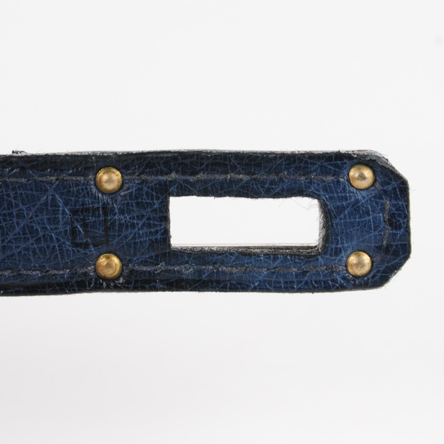 Hermes Ostrich Kelly Longue Wallet Bleu Roi 14 of 16