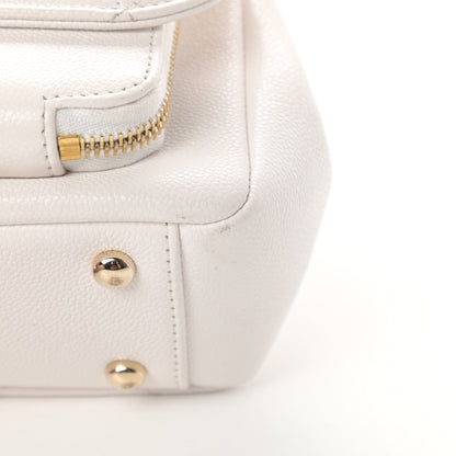 Chanel Caviar Quilted Medium Business Affinity Flap White 11 of 12