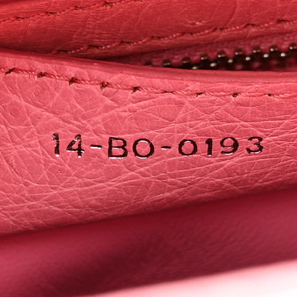 Christian Dior Ostrich Medium Lady Dior Pink 7 of 15