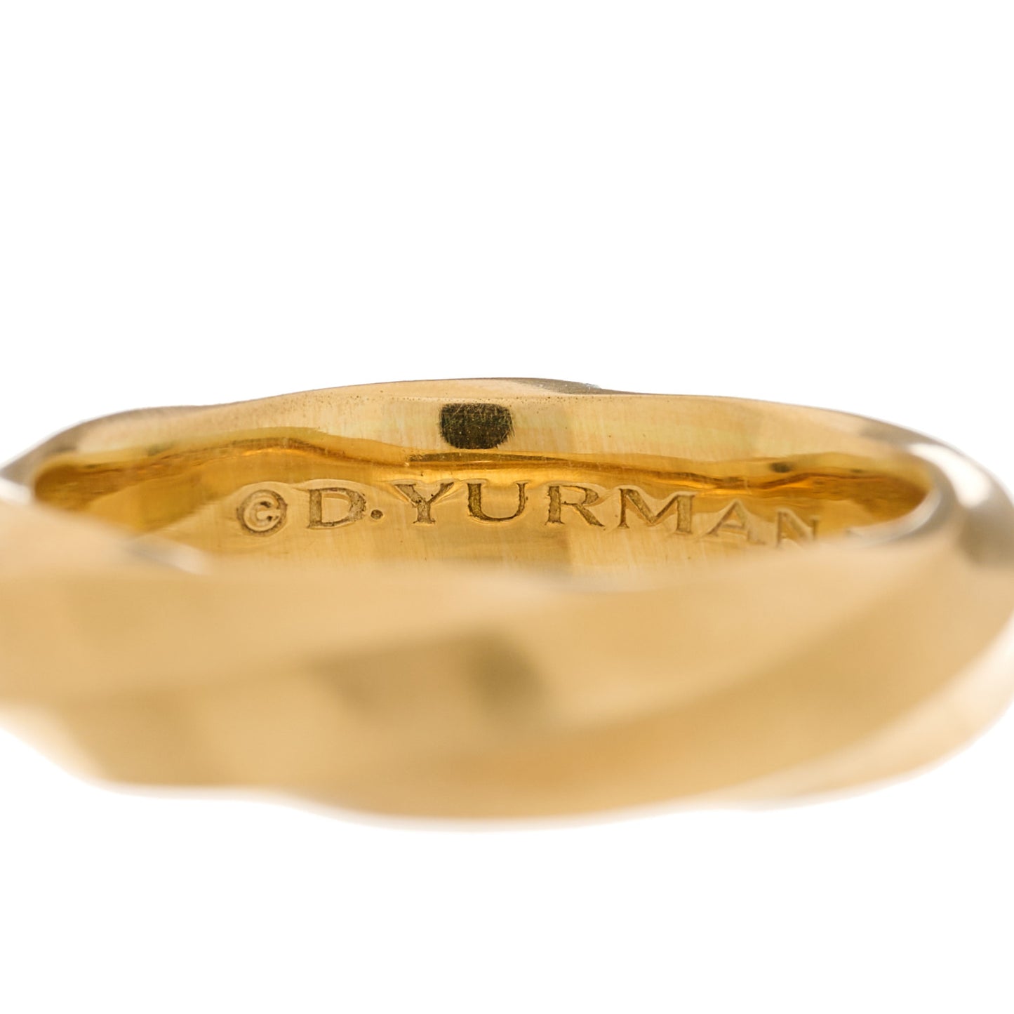 18K Yellow Gold 6mm Cable Edge Band Ring 61 9.5