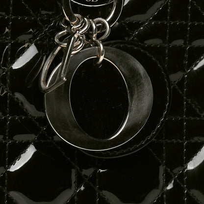 Christian Dior Patent Cannage Large Lady Dior Black 6 of 6