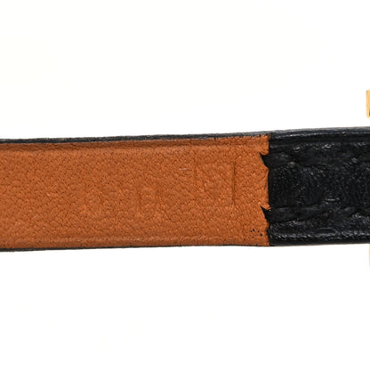 Hermes Chamonix Hapi 3 MM Triple Tour Wrap Bracelet Black 5 of 7