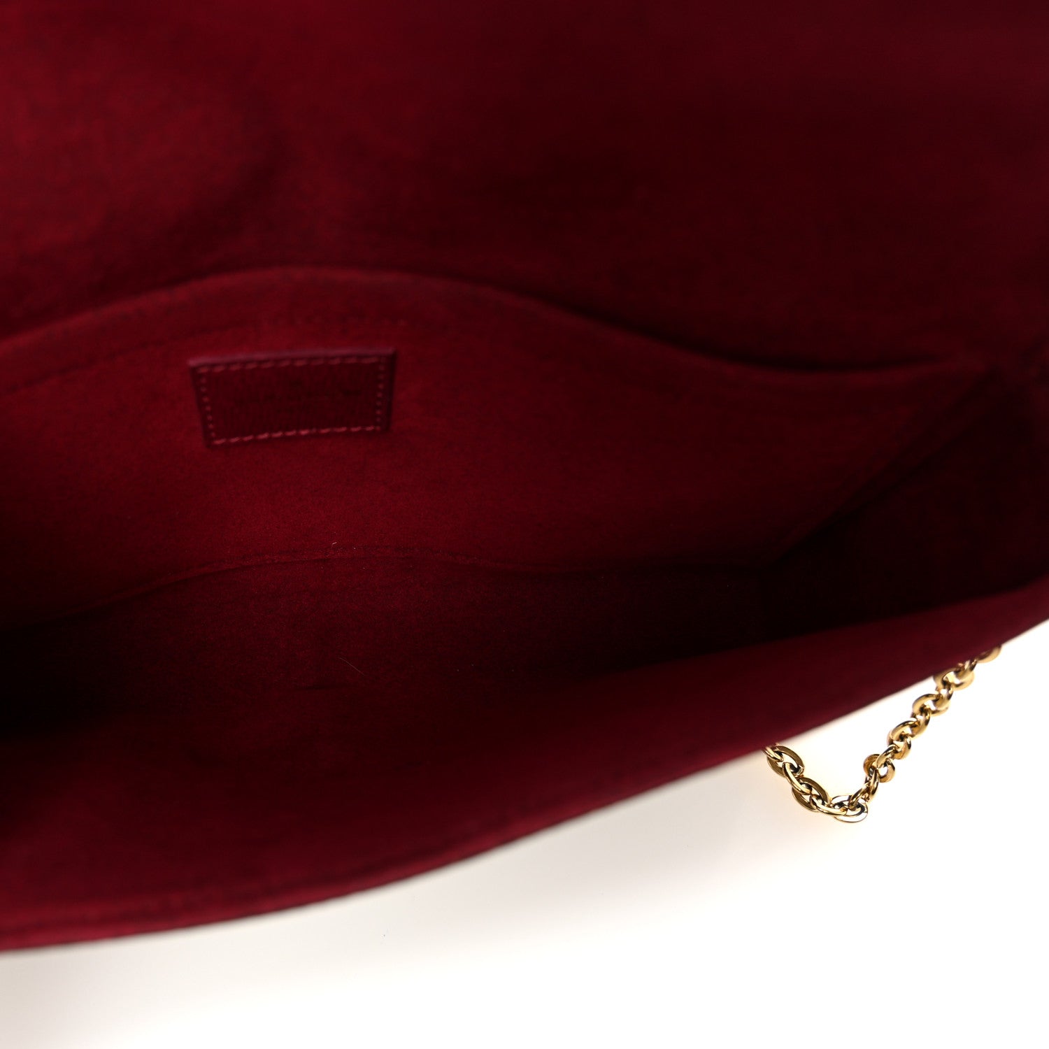 Louis Vuitton Monogram Pochette Felicie Chain Wallet Fuchsia 6 of 10