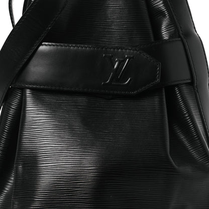 Louis Vuitton Epi Sac D'epaule Black 7 of 12