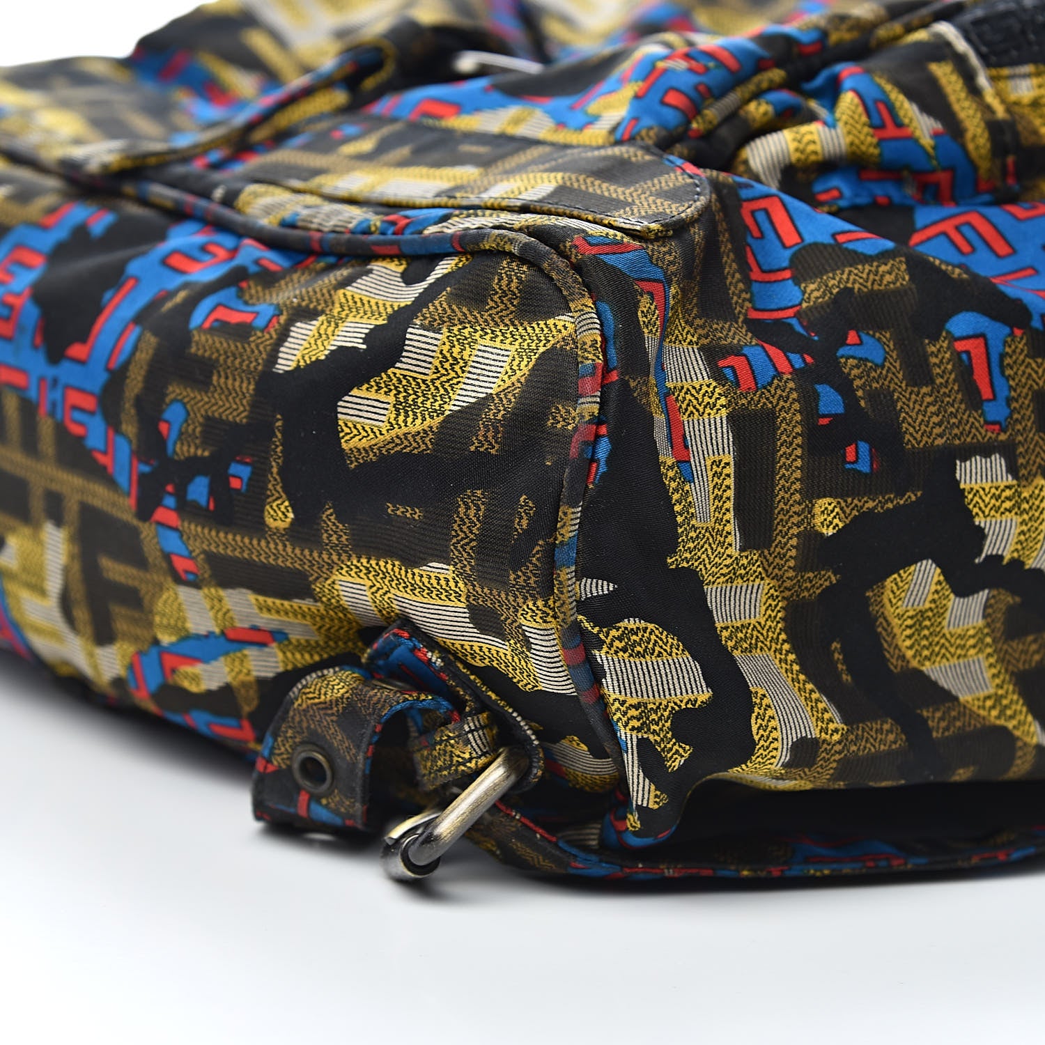 Fendi Nylon Vitello FF Print Backpack Multicolor 9 of 10
