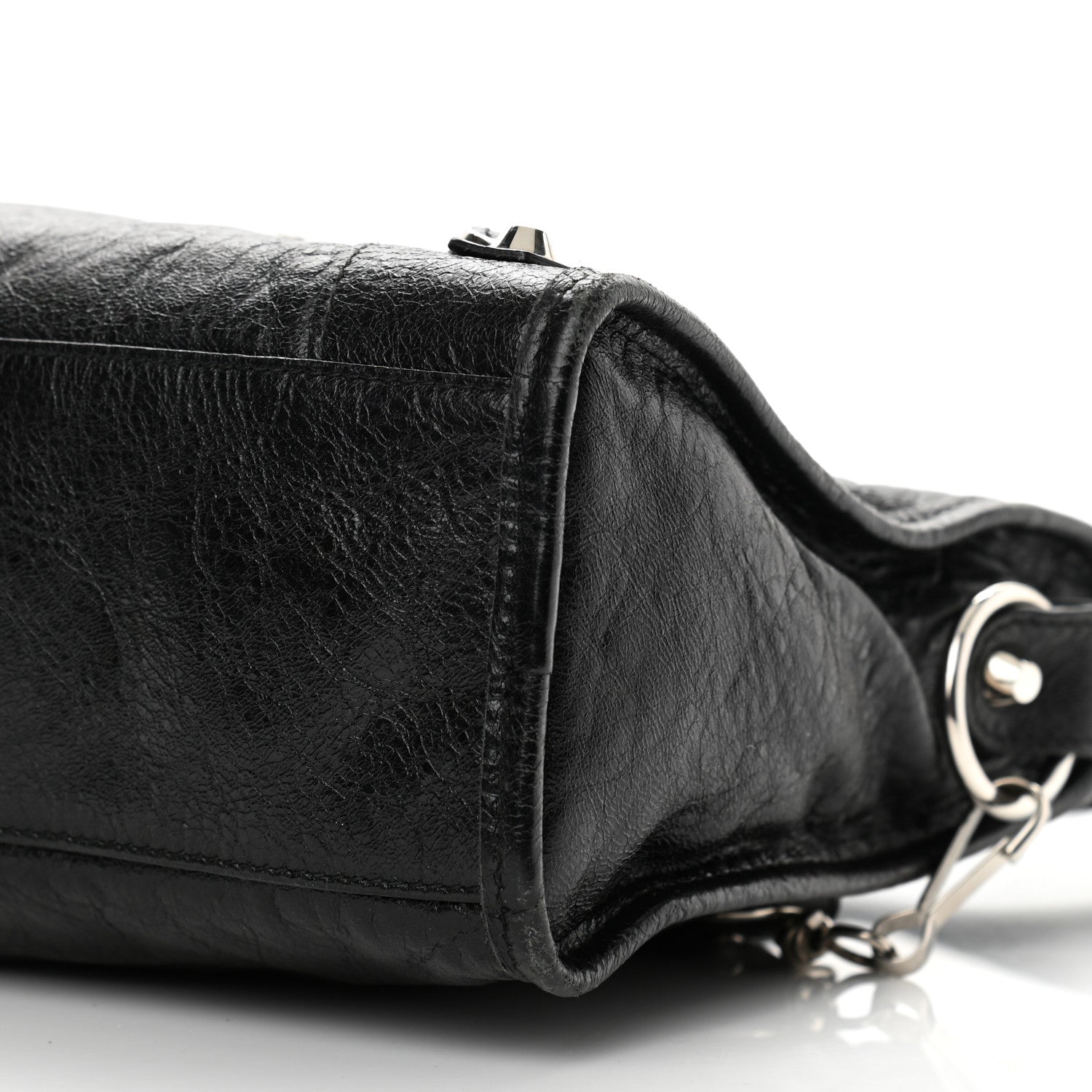 Balenciaga Agneau Classic Silver Hardware S City Black 10 of 10