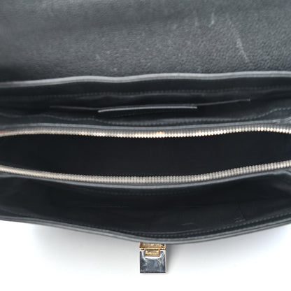 Balenciaga Grained Calfskin Le Dix Small Soft Cartable Black 5 of 9