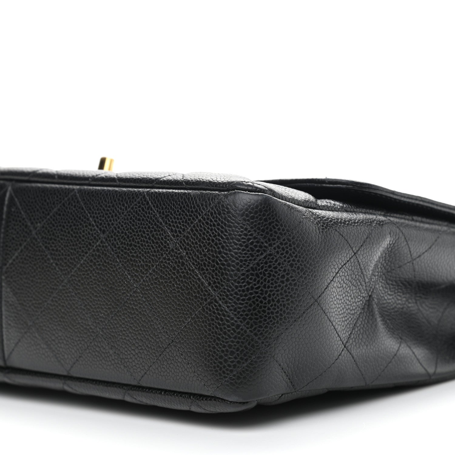 Chanel Caviar Quilted Jumbo Single Flap Black 10 of 12