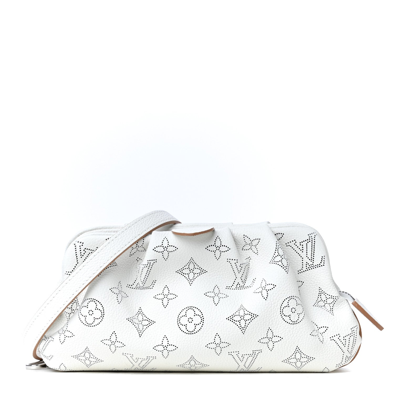 Louis Vuitton Mahina Scala Mini Pouch Snow White Arizona Beige 2 of 8