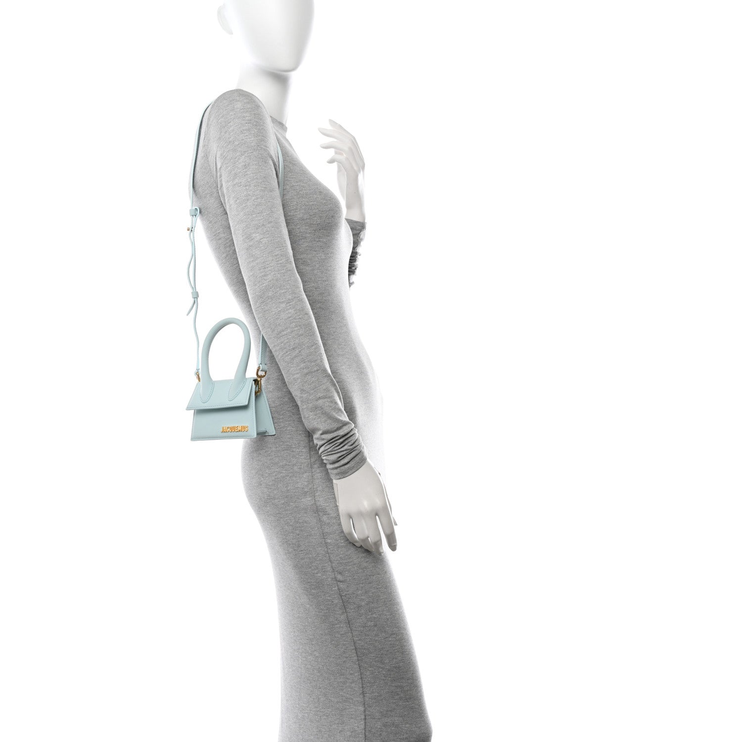 Jacquemus Nubuck Le Chiquito Pale Blue 2 of 9