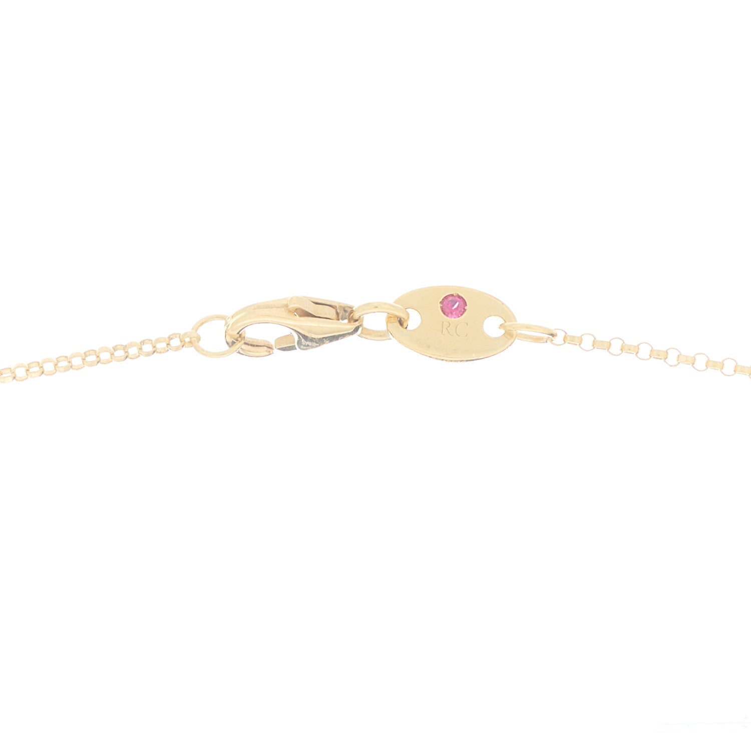 Roberto Coin 18K Yellow Gold Diamond Medium Venetian Princess Flower Pave Pendant Necklace 4 of 5