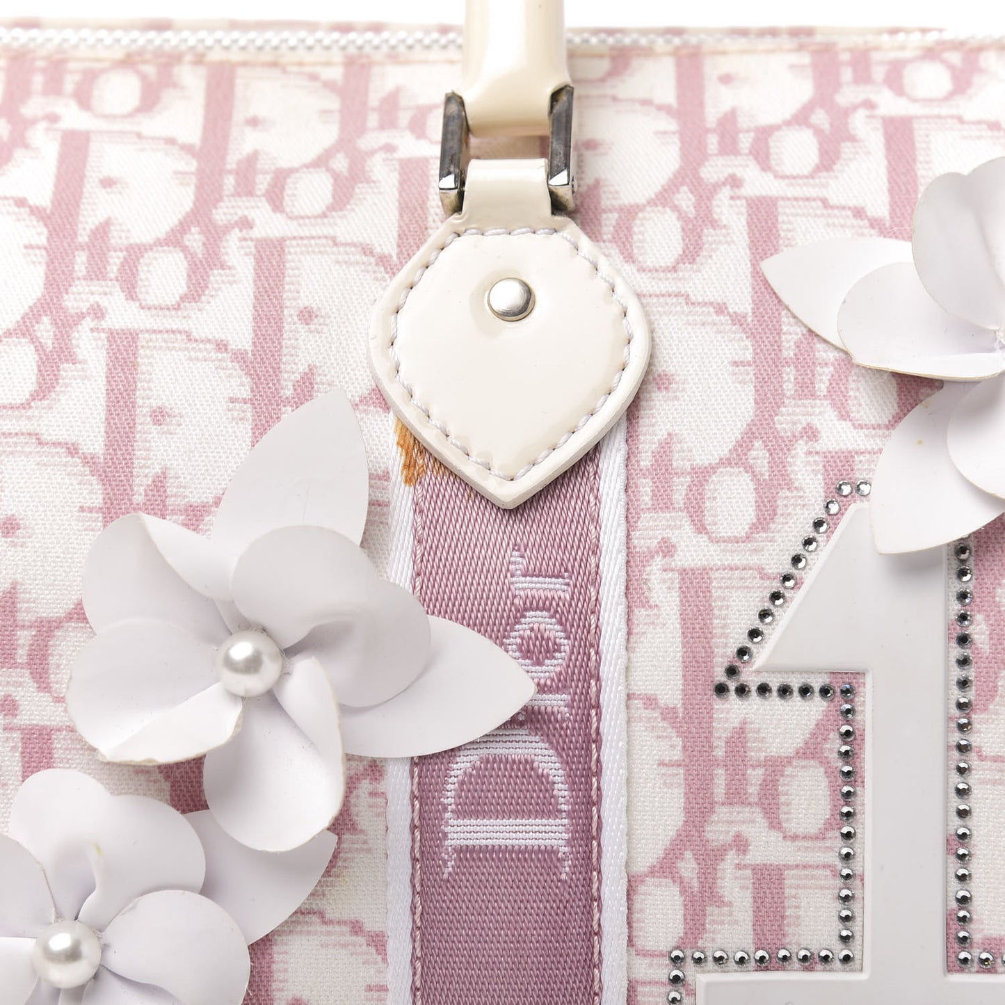 Monogram Girly Boston Pink