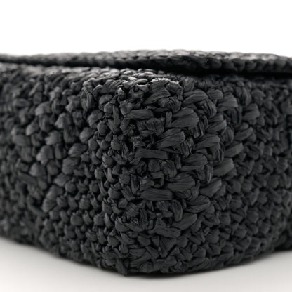 Saint Laurent Raffia Monogram Medium Jamie Black 10 of 10