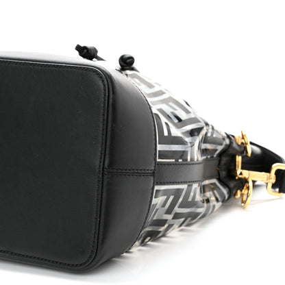 Fendi TPU FF Vitello Grace F is Fendi Grande Mon Tresor Bucket Bag Black 10 of 10