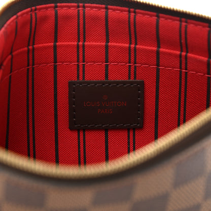 Louis Vuitton Damier Ebene Neverfull MM GM Pochette 6 of 9