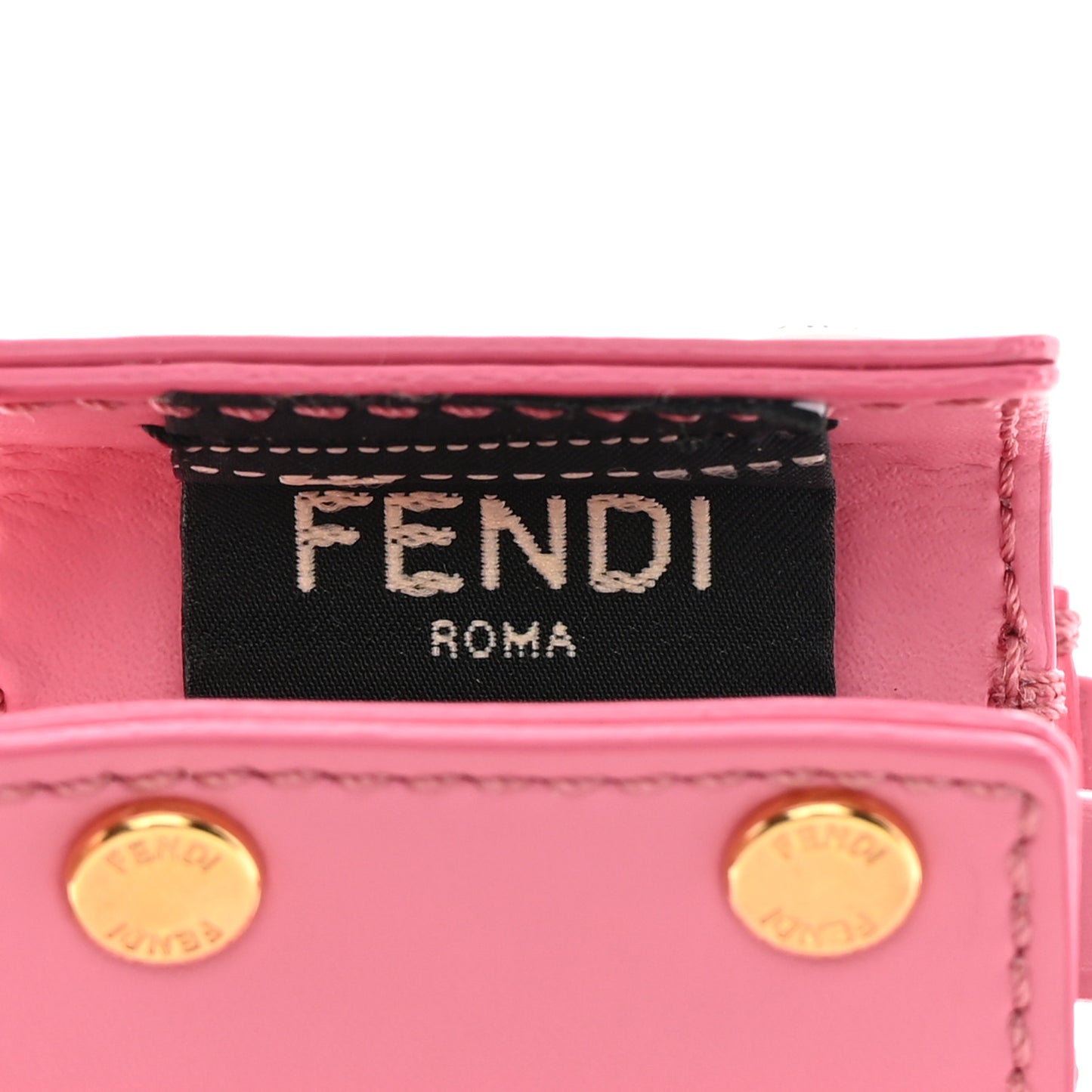 Recycled Plastic Vitello Liberty Matte Small Fendi Basket Rosa