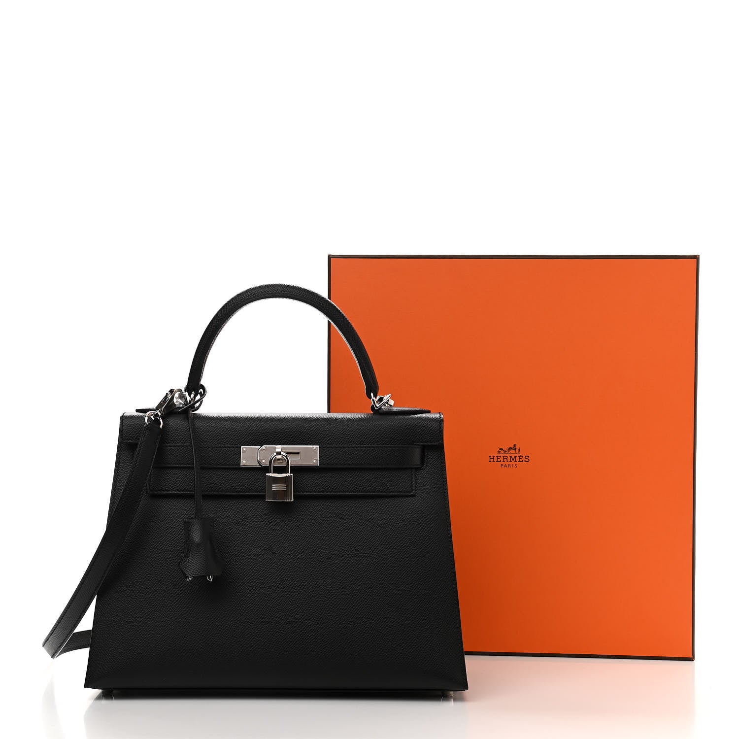 Hermes Epsom Kelly Sellier 28 Black 11 of 11