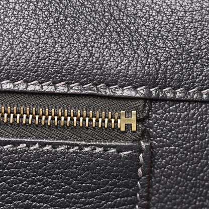 Hermes Taurillon Clemence Lizard Club Birkin 35 Etain Graphite 12 of 30