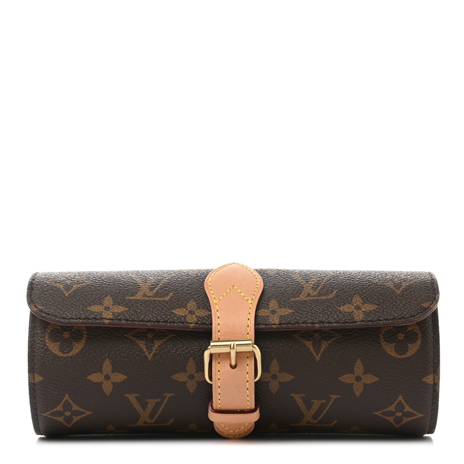 Louis Vuitton Monogram 3 Watch Travel Case 1 of 10