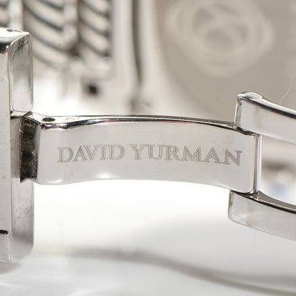 David Yurman Stainless Steel Diamond Bezel Mother of Pearl 25mm Thoroughbred Quartz Watch 5 of 8