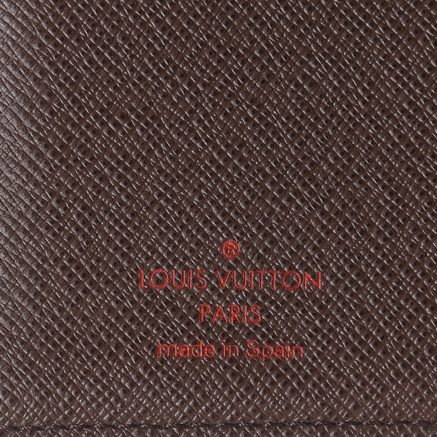 Damier Ebene Small Ring Agenda Cover