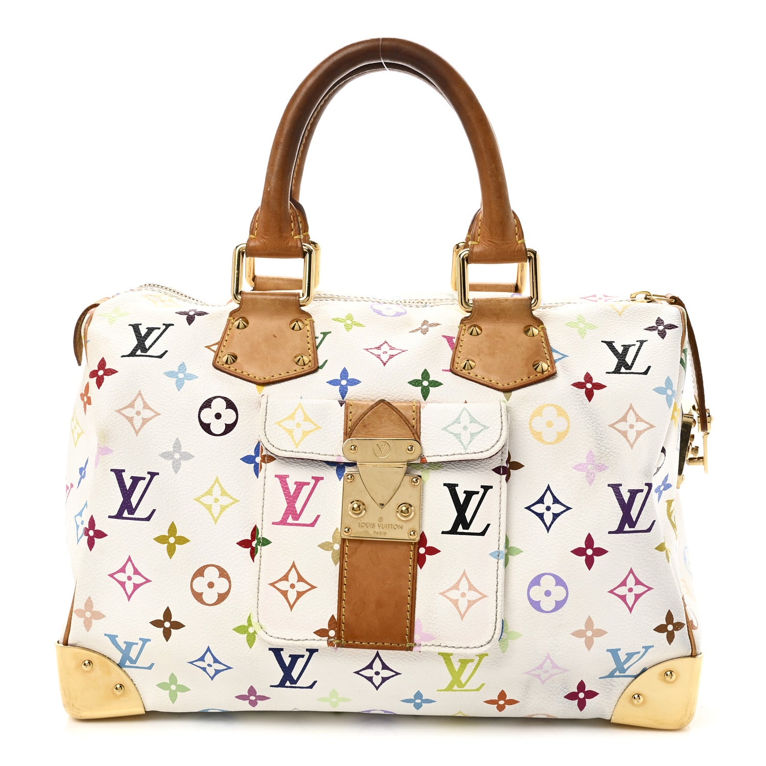 Louis Vuitton Monogram Multicolor Speedy 30 White 1 of 9
